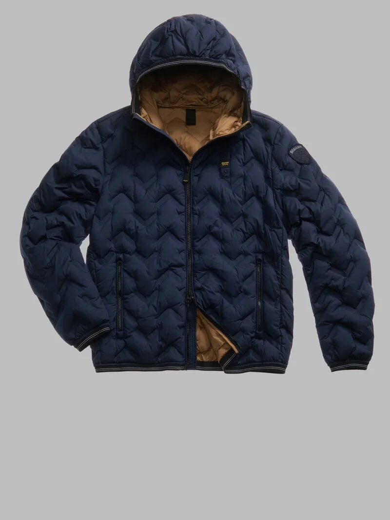 BLAUER PIUMINO AD ANGOLI PIERY 25WBLUC03233-007308 BLU 888