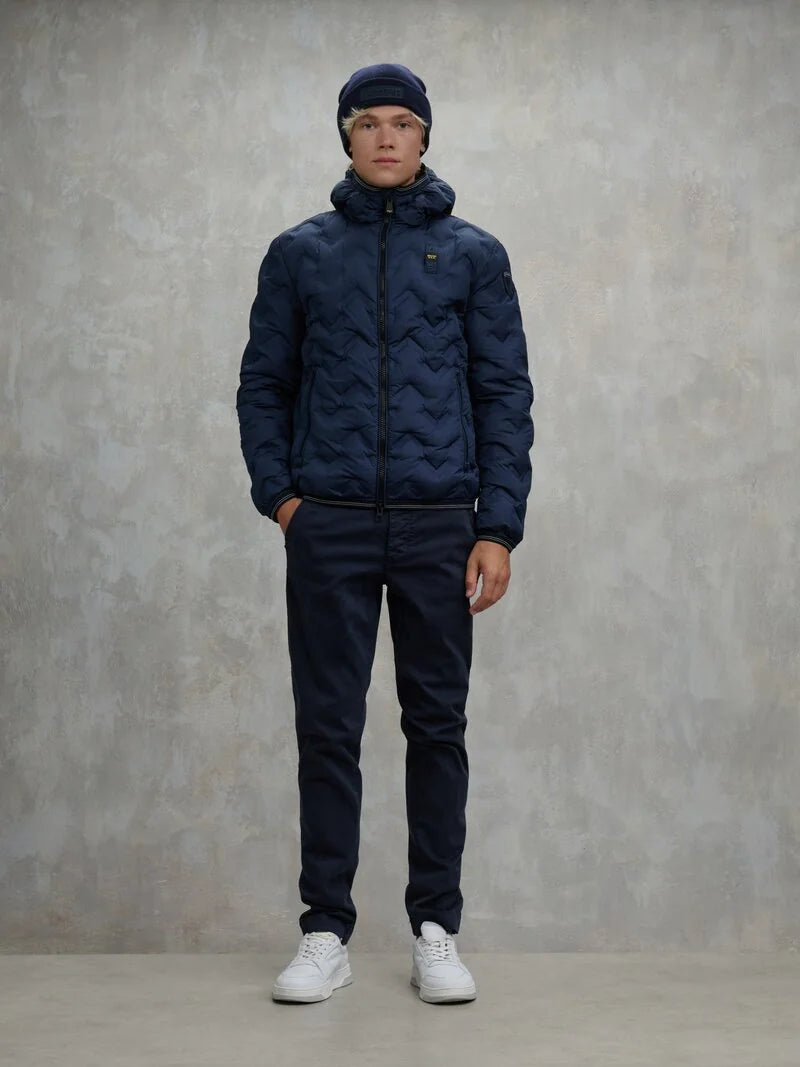 BLAUER PIUMINO AD ANGOLI PIERY 25WBLUC03233-007308 BLU 888