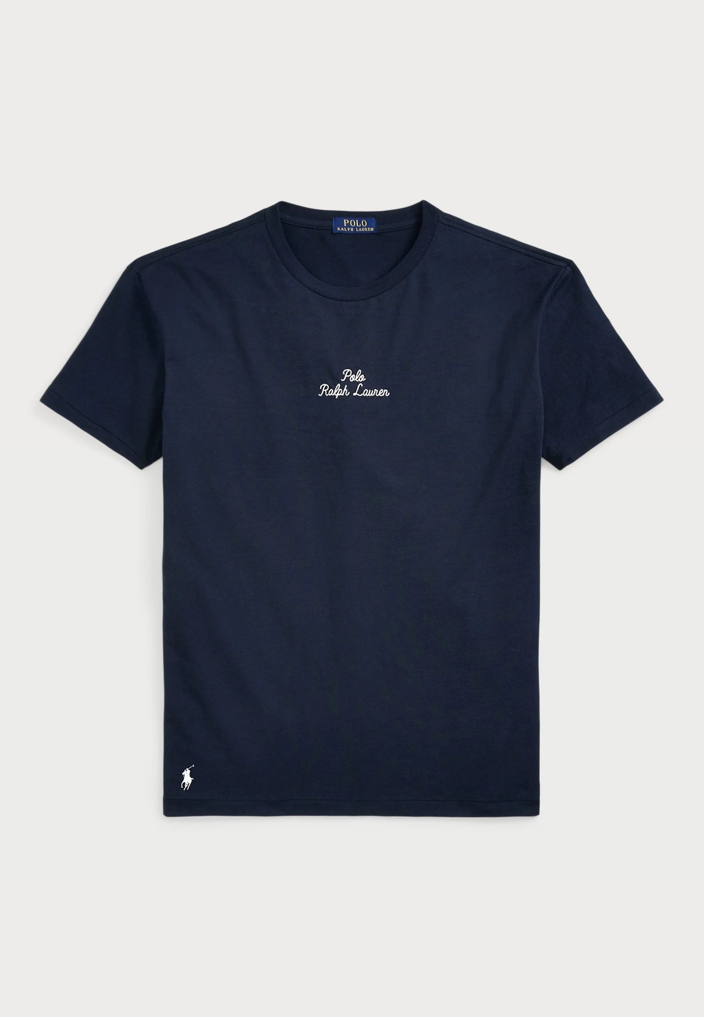 T-SHIRT RALPH LAUREN MAGLIETTA IN JERSEY CUSTOM SLIM FIT BLU 2
