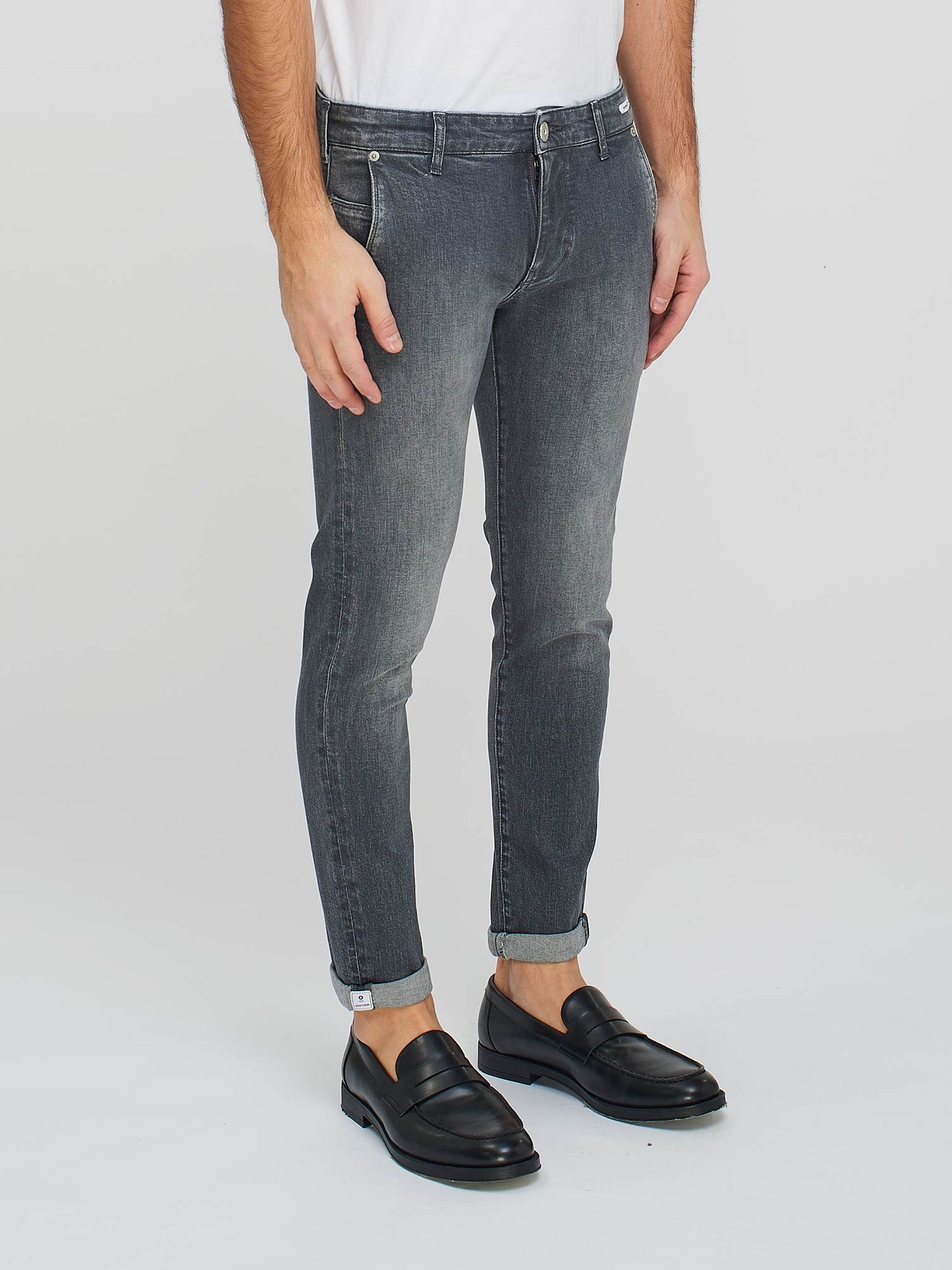 UNIFORM JEANS NEW DENVER SLIM GRIGIO TASCA AMERICA