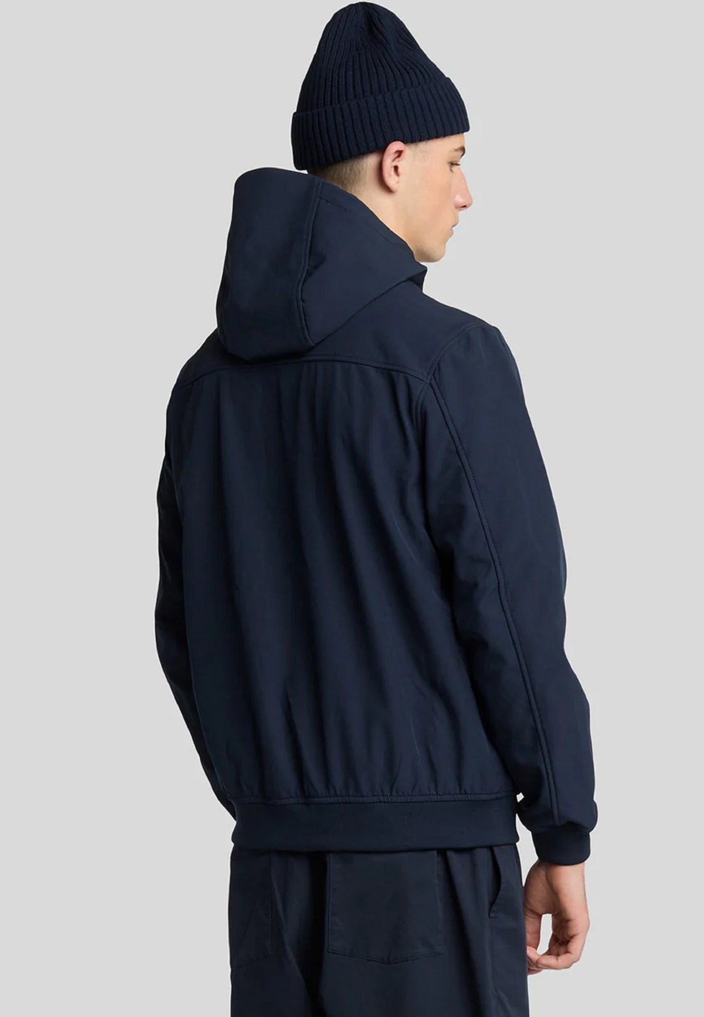GIACCA SOFTSHELL FODERATA IN PILE LYLE & SCOTT BLU
