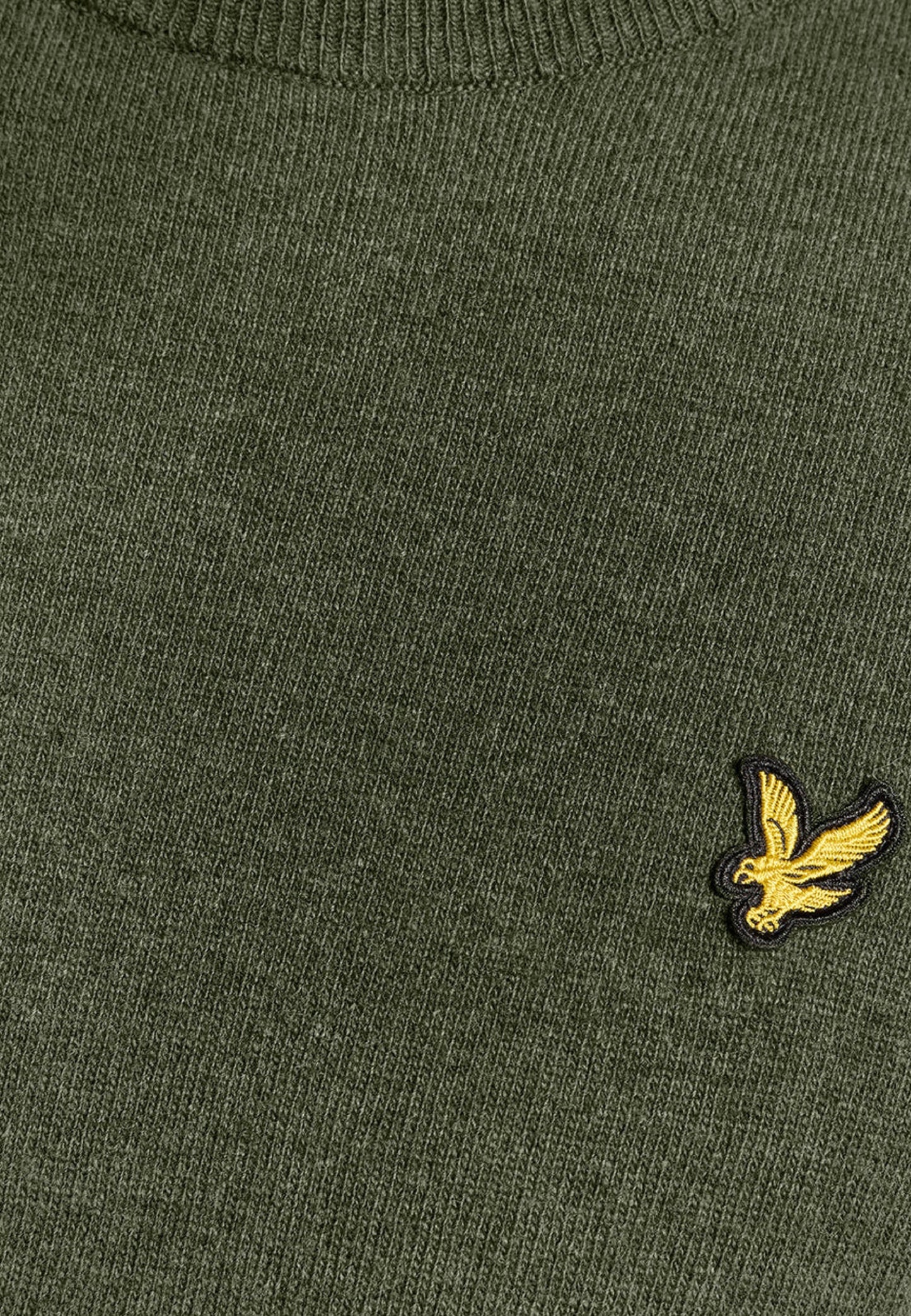 MAGLIONE GIROCOLLO IN MISTO LANA D'AGNELLO LYLE & SCOTT VERDE