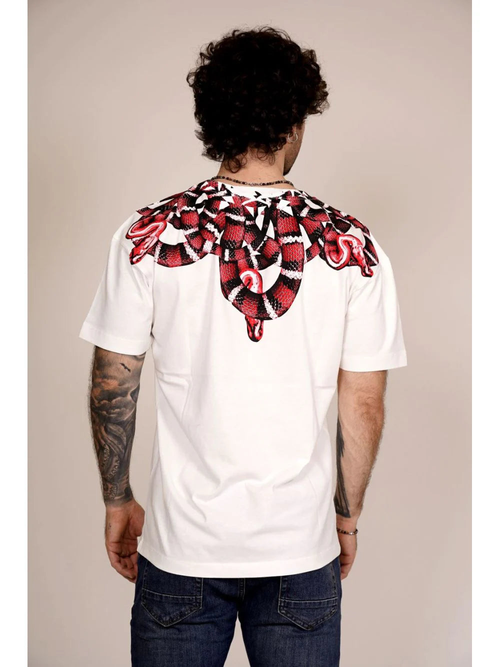 T-Shirt Con Stampa Serpenti County Of Milan