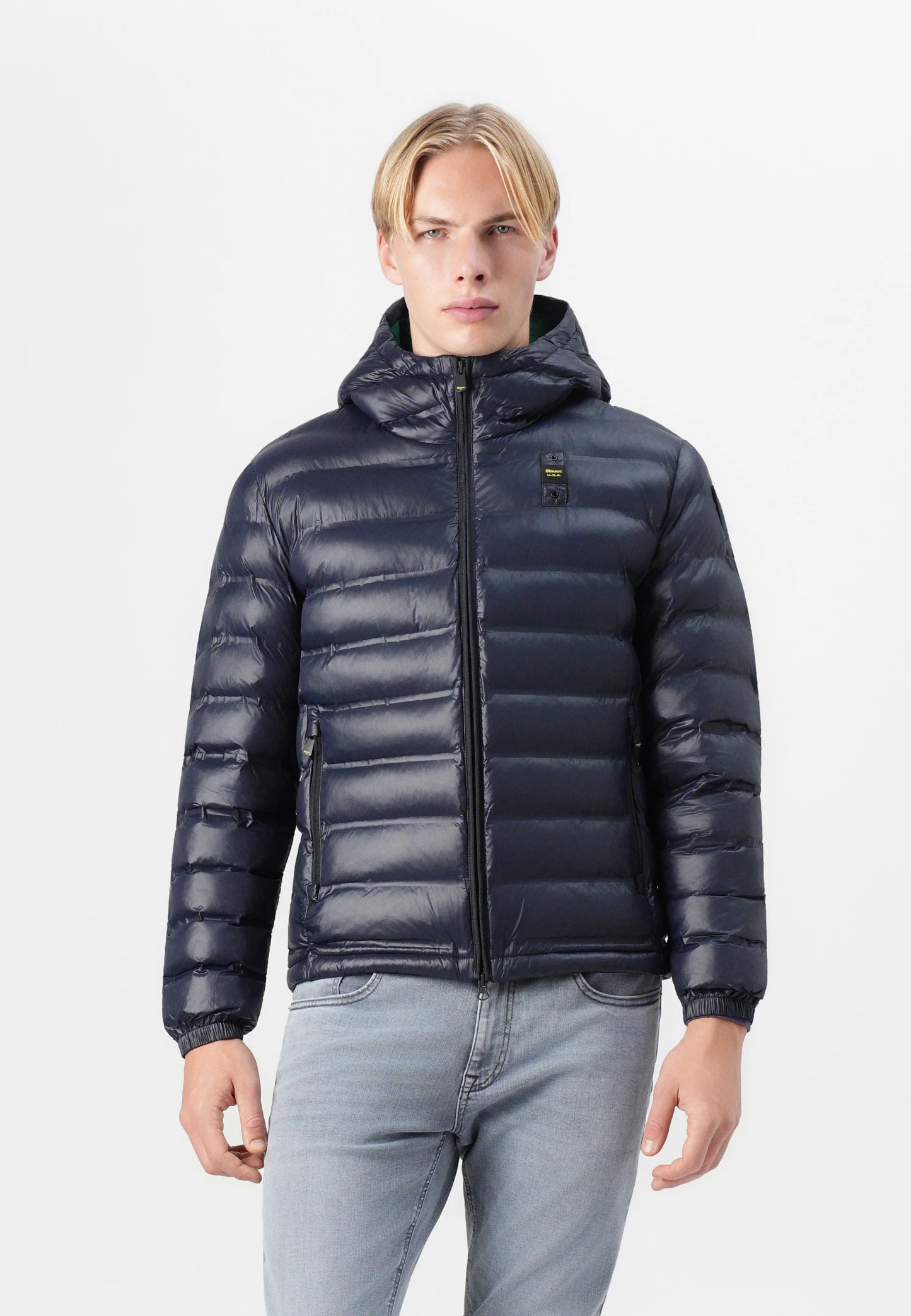 BLAUER GIUBBETTO TERMOSALDATO CON CAPPUCCIO CHARLES 25WBLUC02132-007284 BLU 888