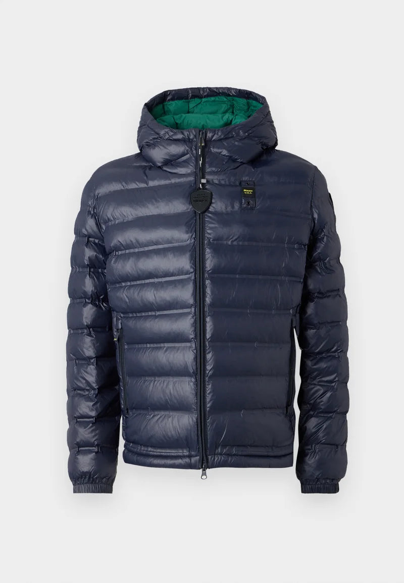 BLAUER GIUBBETTO TERMOSALDATO CON CAPPUCCIO CHARLES 25WBLUC02132-007284 BLU 888