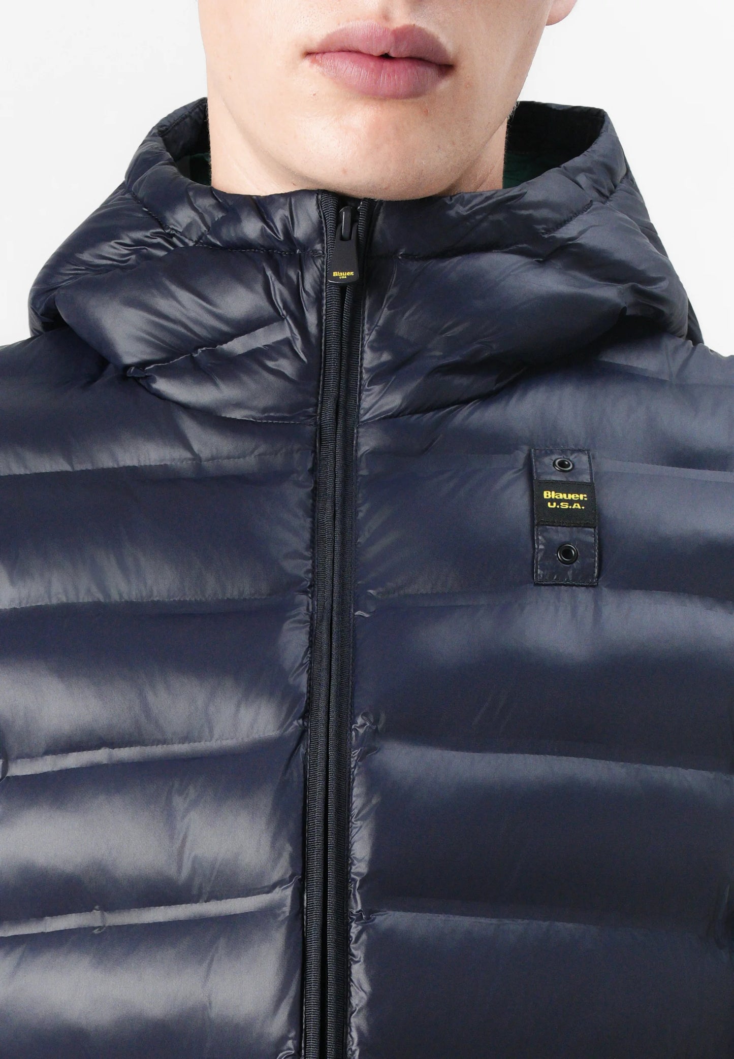 BLAUER GIUBBETTO TERMOSALDATO CON CAPPUCCIO CHARLES 25WBLUC02132-007284 BLU 888