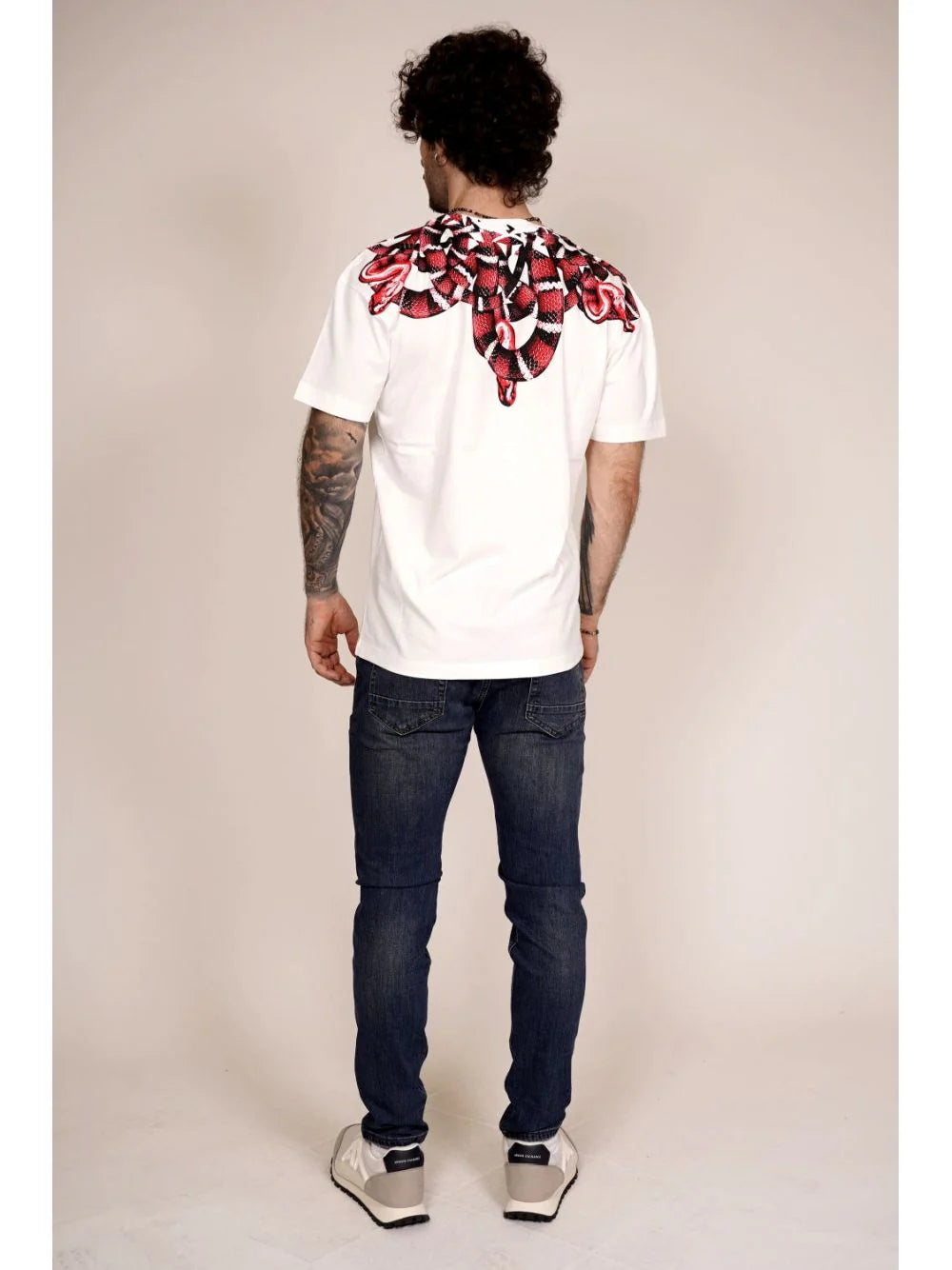 T-Shirt Con Stampa Serpenti County Of Milan