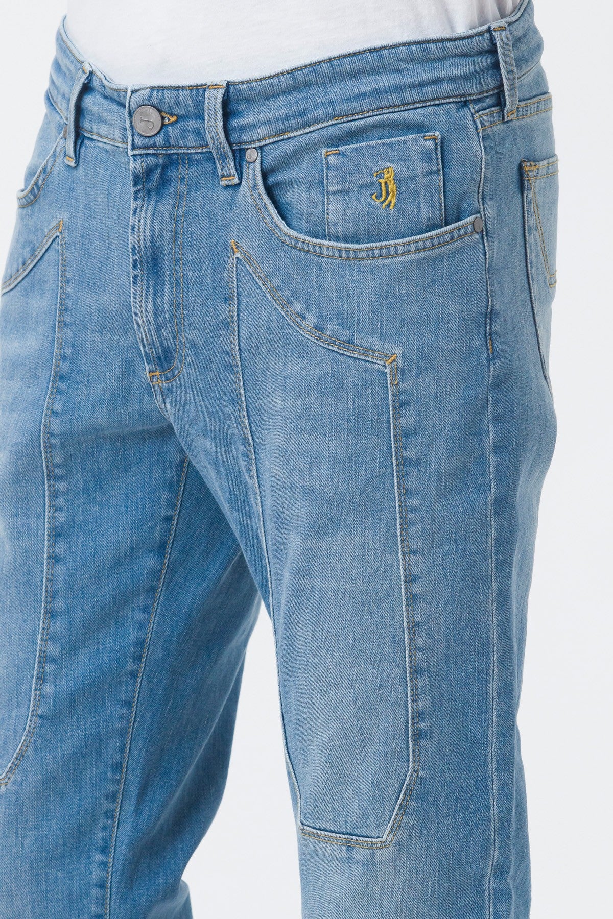 JECKERSON JEANS SLIM FIT DENIM CHIARO