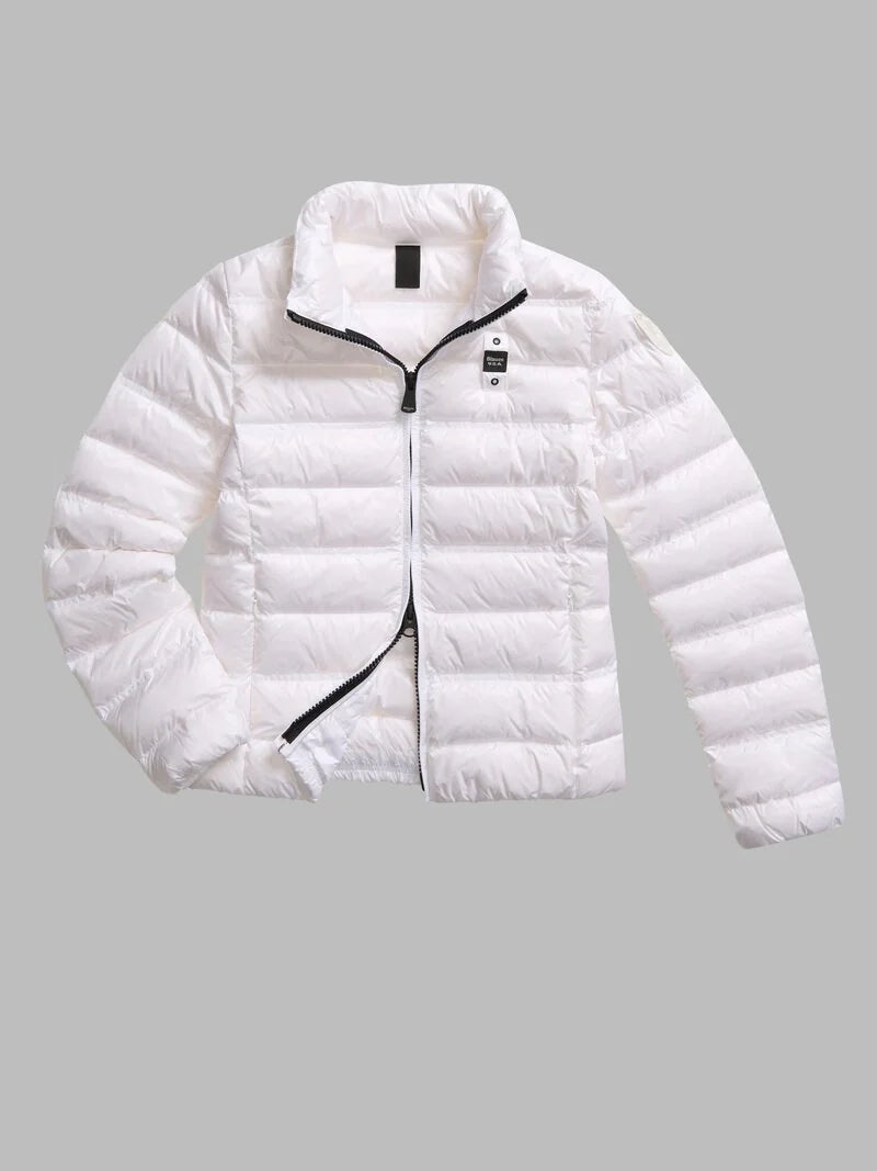 BLAUER PIUMINO CON COLLO ALLA COREANA GEORGIA 25WBLDC03092-006719 BIANCO 100