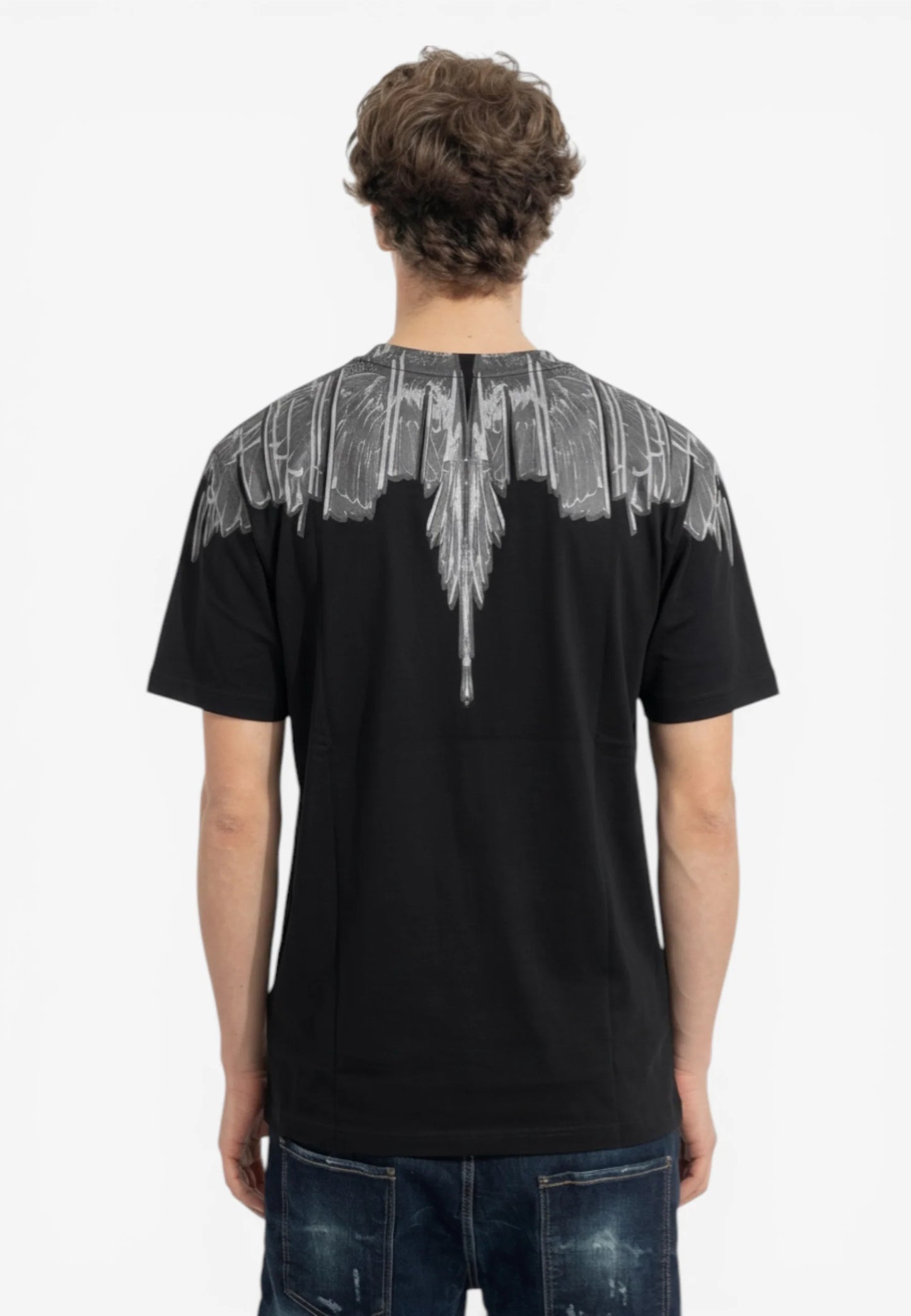 MARCELO BURLON T-SHIRT MEZZA MANICA COUNTY OF MILAN NERO