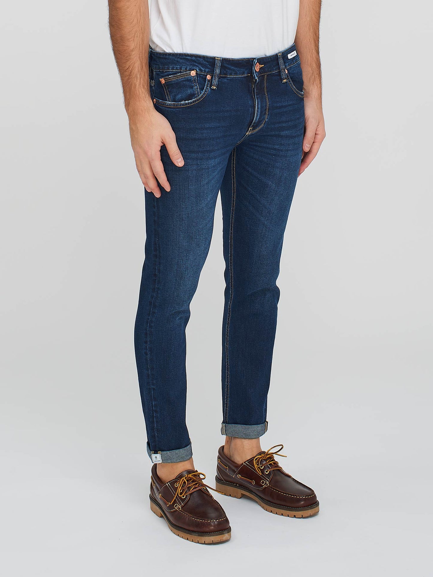 UNIFORM JEANS NEW DENVER SLIM BLU DENIM 5 TASCHE