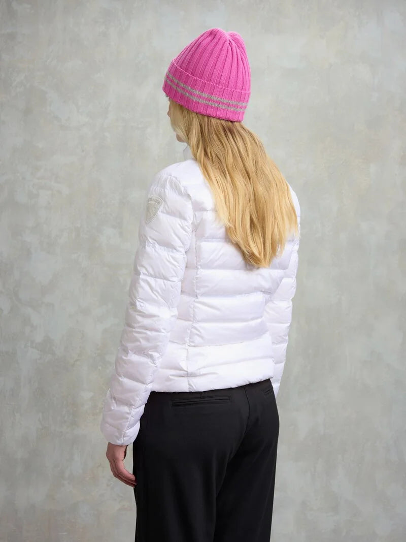 BLAUER PIUMINO CON COLLO ALLA COREANA GEORGIA 25WBLDC03092-006719 BIANCO 100