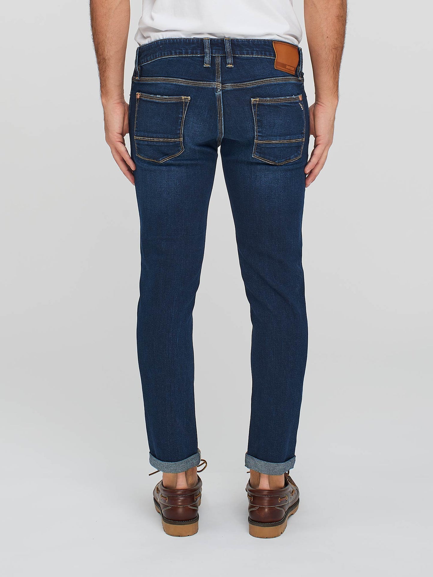 UNIFORM JEANS NEW DENVER SLIM BLU DENIM 5 TASCHE