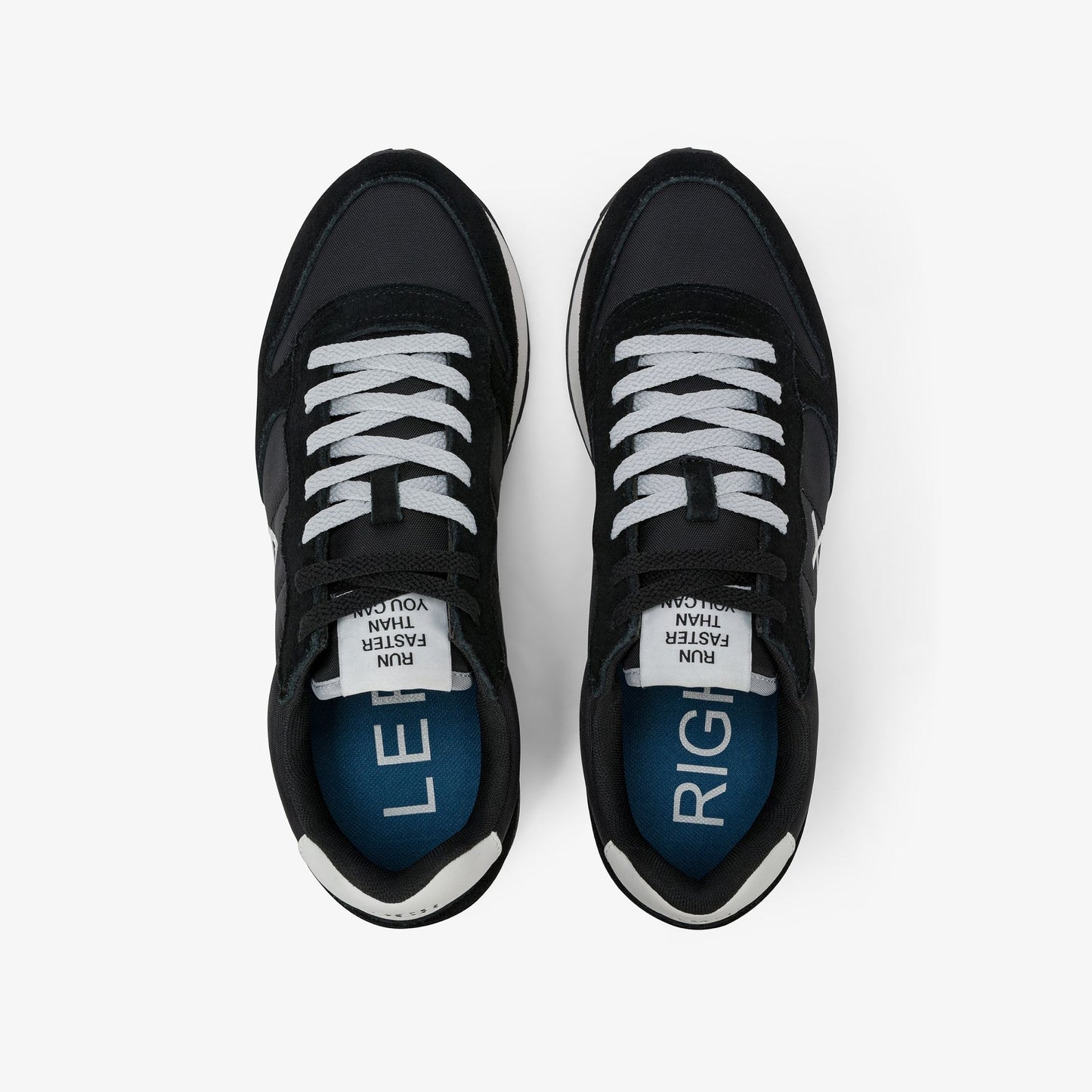 SUN 68 SCARPE Sneaker Tom in nylon e suede nero