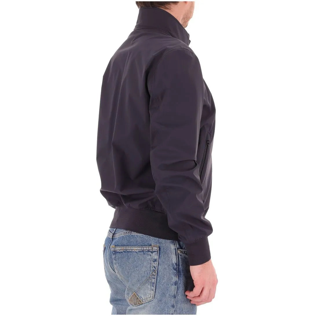BLAUER BOMBER CON CUCITURE NASTRATE ANSON 26SBLUC11231-006787 BLU