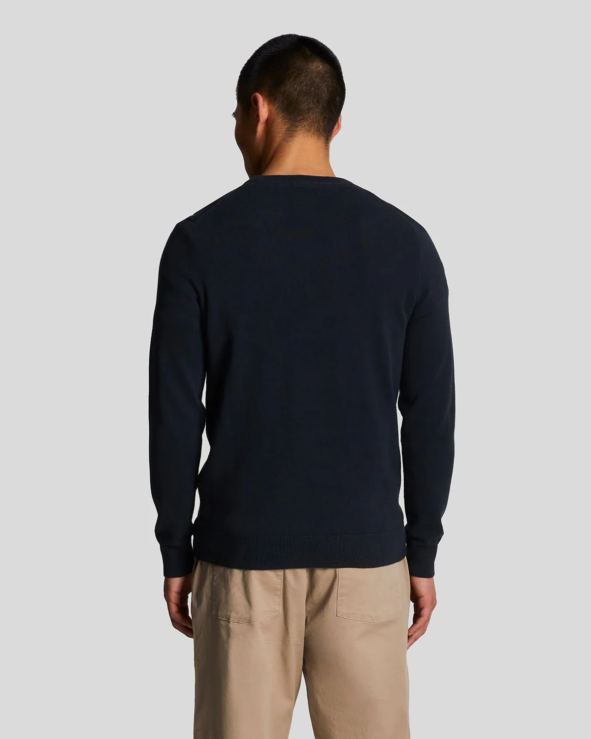 MAGLIONE GIROCOLLO LYLE & SCOTT UNICA TINTA