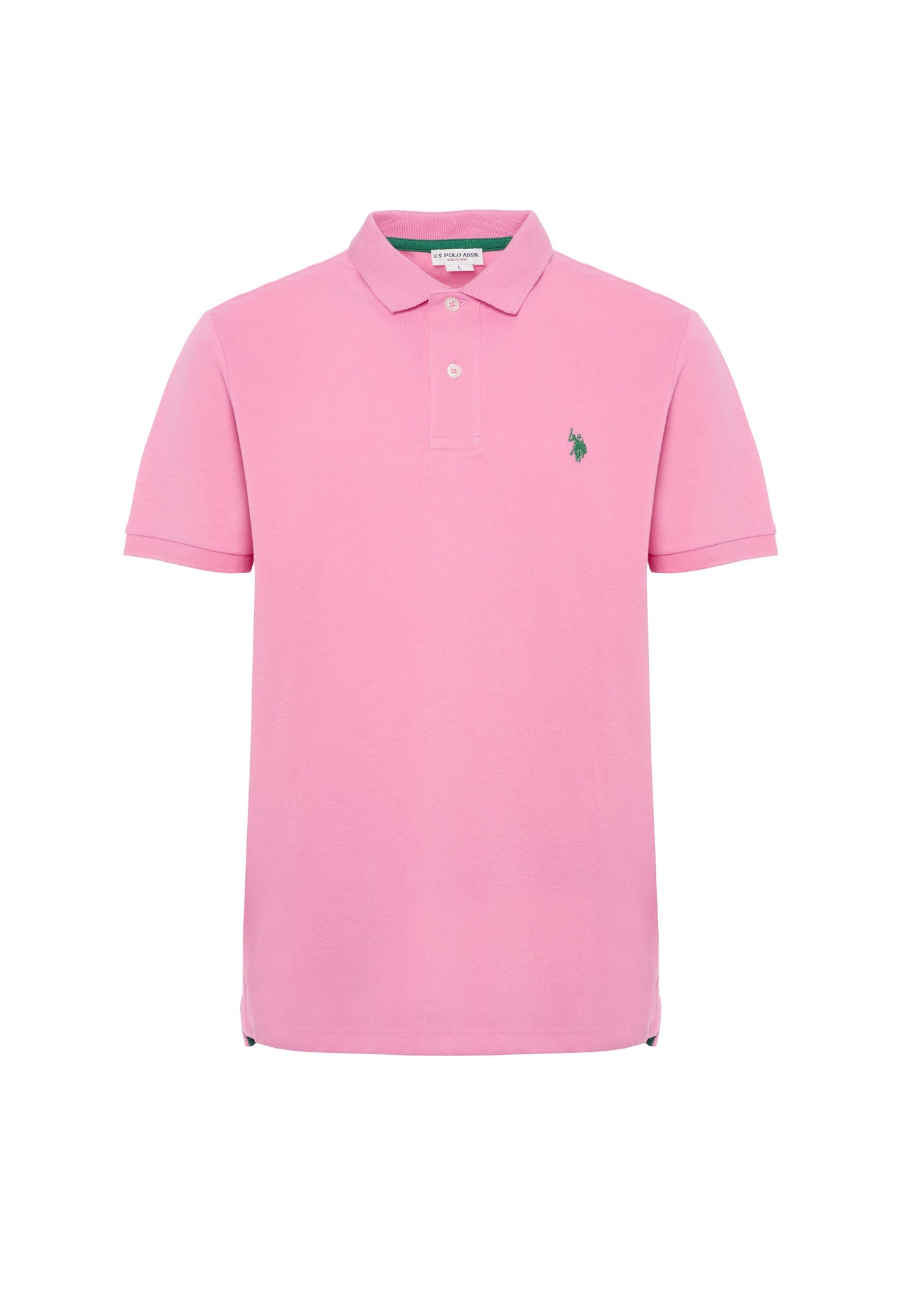 POLO UOMO US POLO ASSN IN COTONE PIQUET ROSA