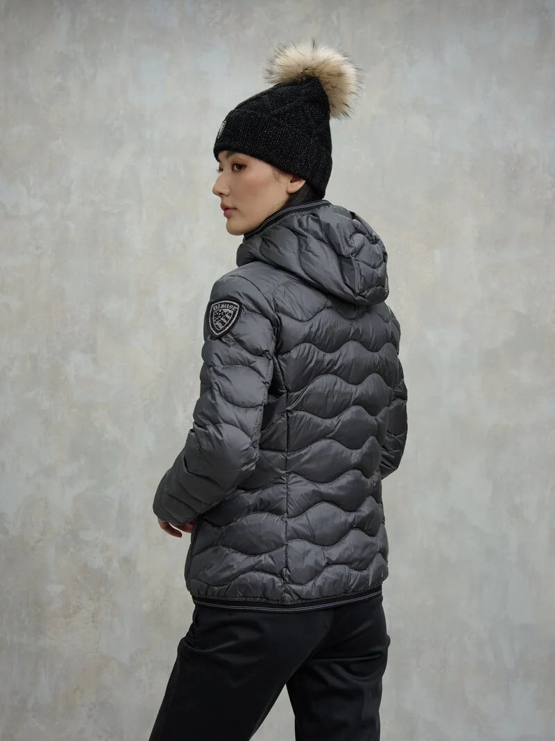 BLAUER PIUMINO AD ONDE CAMELIA 25WBLDC03095-006047 GRIGIO ANTRACITE 978