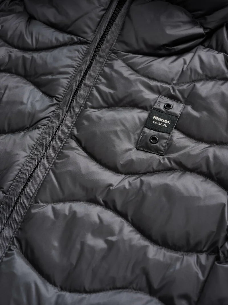 BLAUER PIUMINO AD ONDE CAMELIA 25WBLDC03095-006047 GRIGIO ANTRACITE 978
