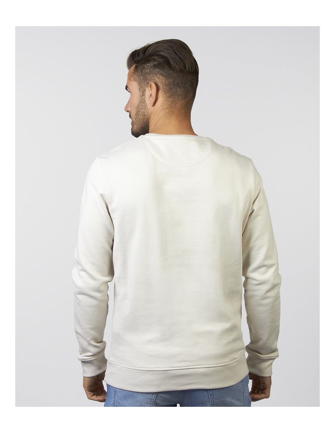 FELPA LYLE & SCOTT GIROCOLLO UNICA TINTA