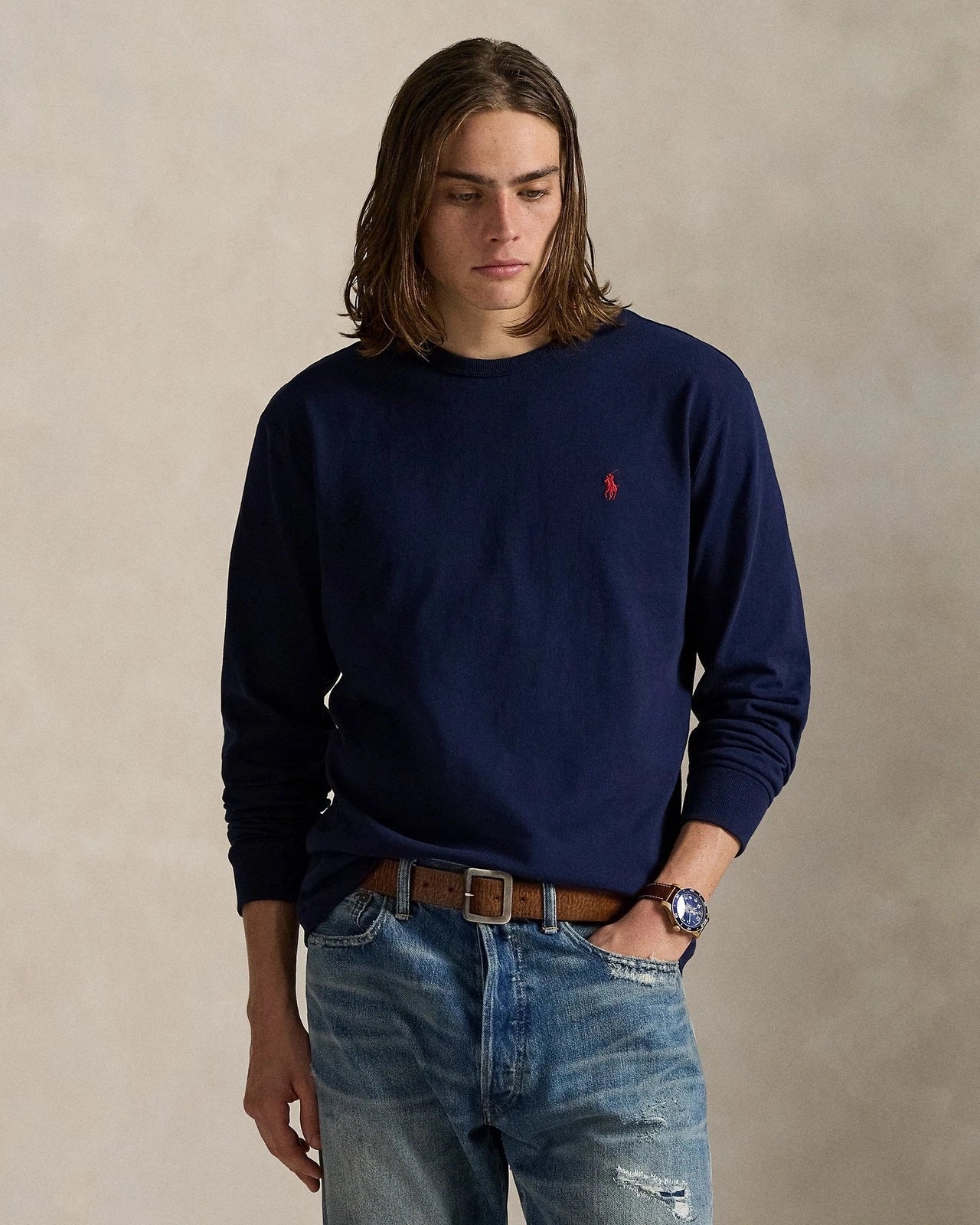 T-shirt Ralph Lauren Maglietta a maniche lunghe Classic-Fit