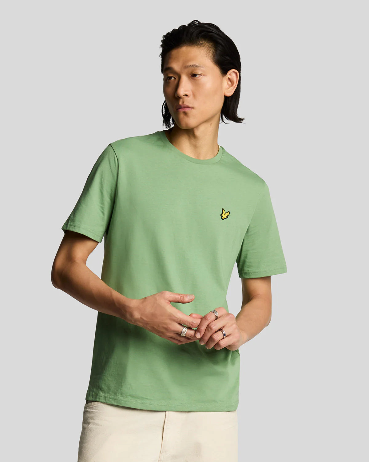 T-SHIRT LYLE & SCOTT MEZZA MANICA BASIC