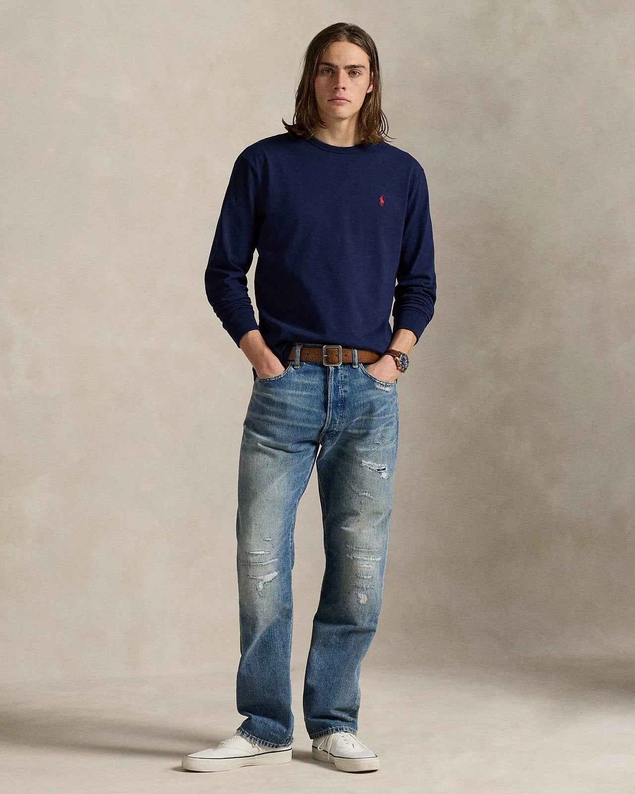 T-shirt Ralph Lauren Maglietta a maniche lunghe Classic-Fit