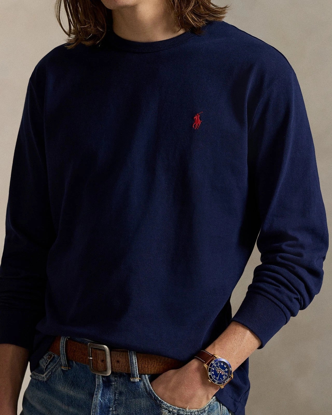 T-shirt Ralph Lauren Maglietta a maniche lunghe Classic-Fit