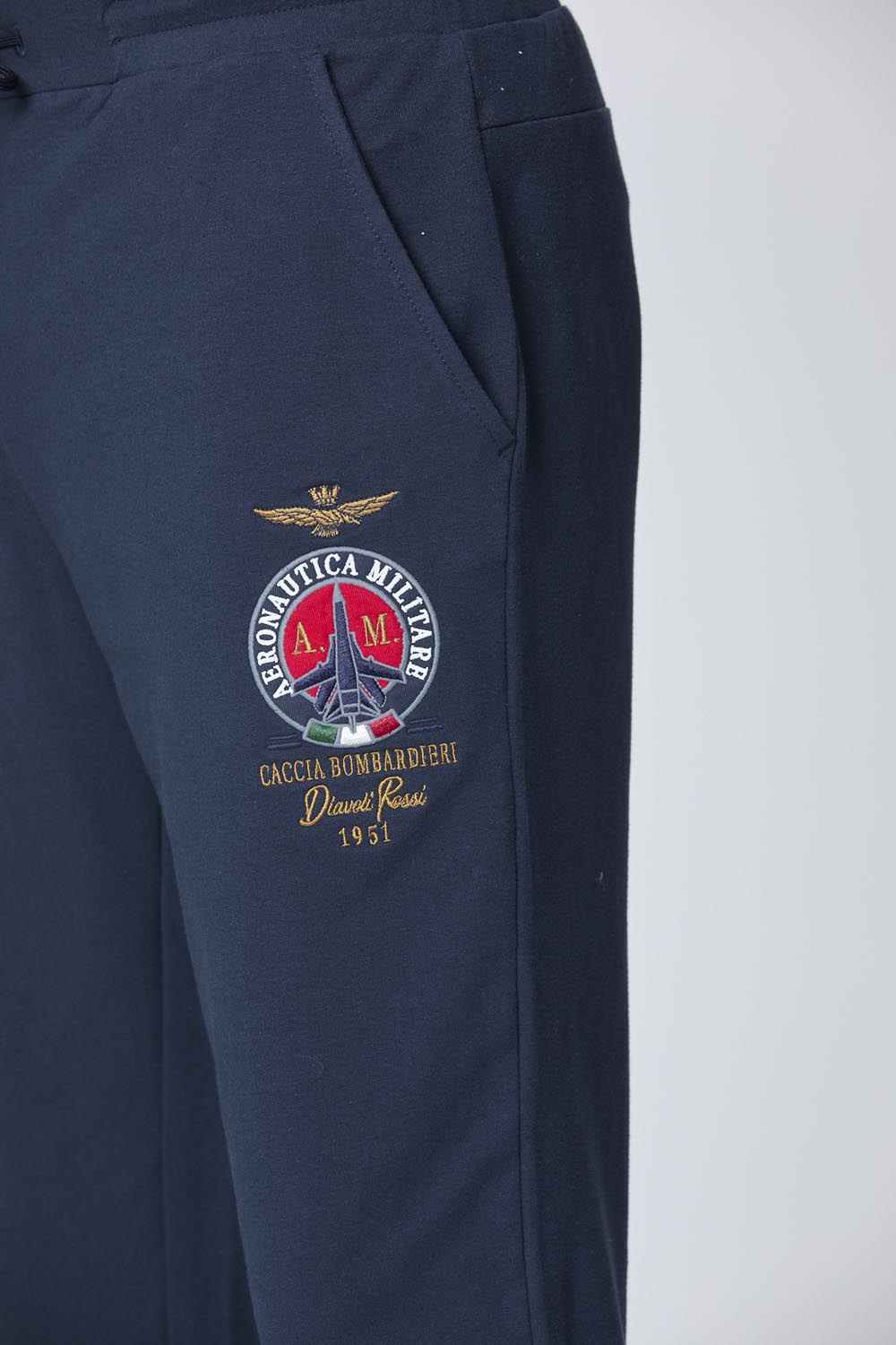 PANTALONE AERONAUTICA MILITARE SPORTIVO DIAVOLI ROSSI