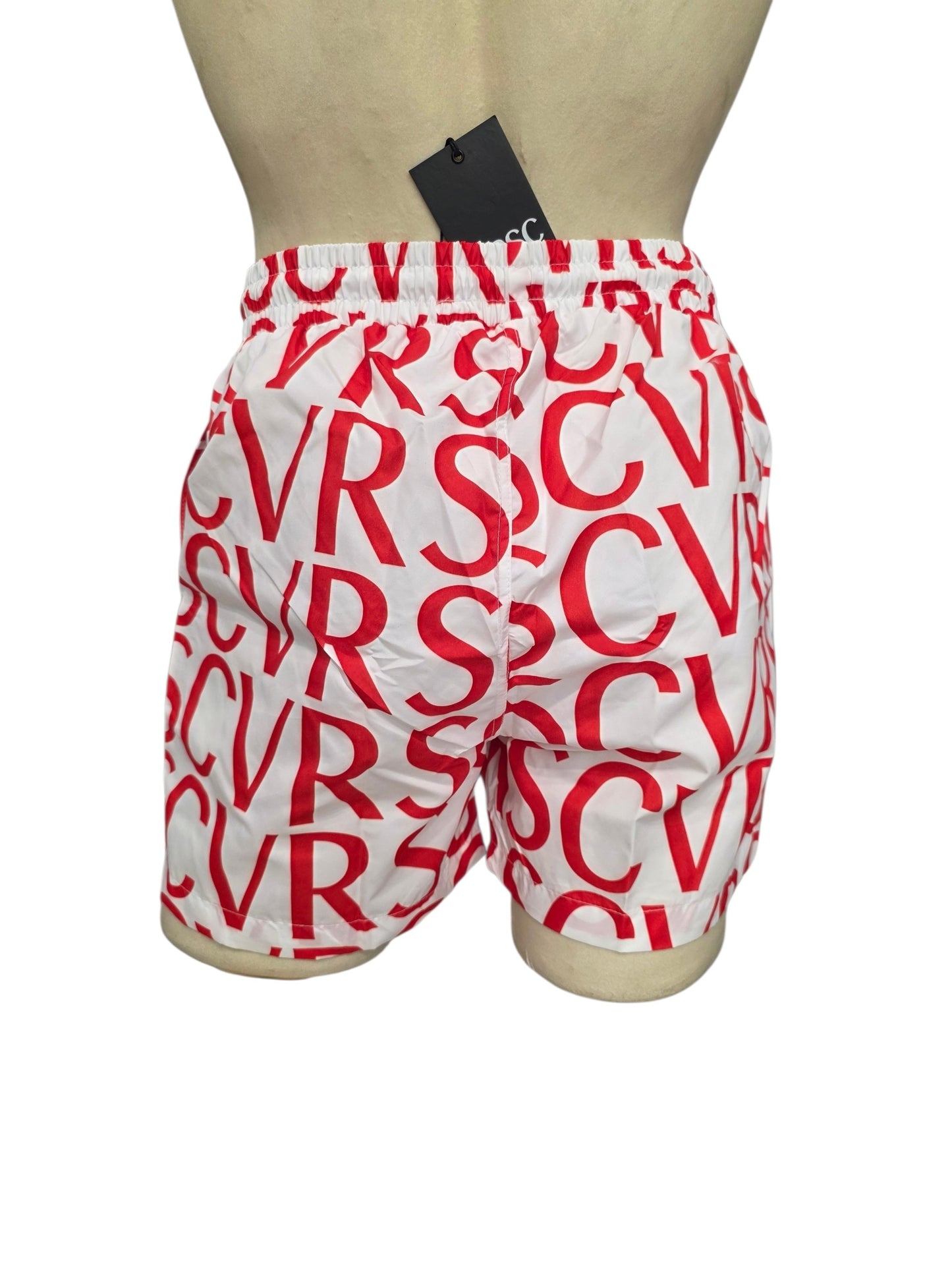 COSTUME VRSC COUTURE UOMO BOXER BIANCO LOGO ROSSO