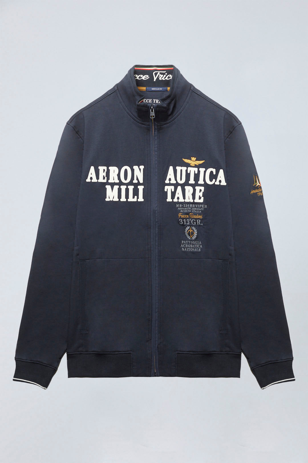 FELPA AERONAUTICA MILITARE FRECCE TRICOLORI BLU