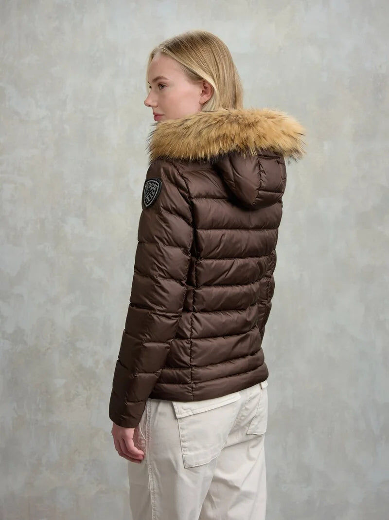 BLAUER PIUMINO A RIGHE ARCADIA 25WBLDC03099-006047 CASTAGNA 365