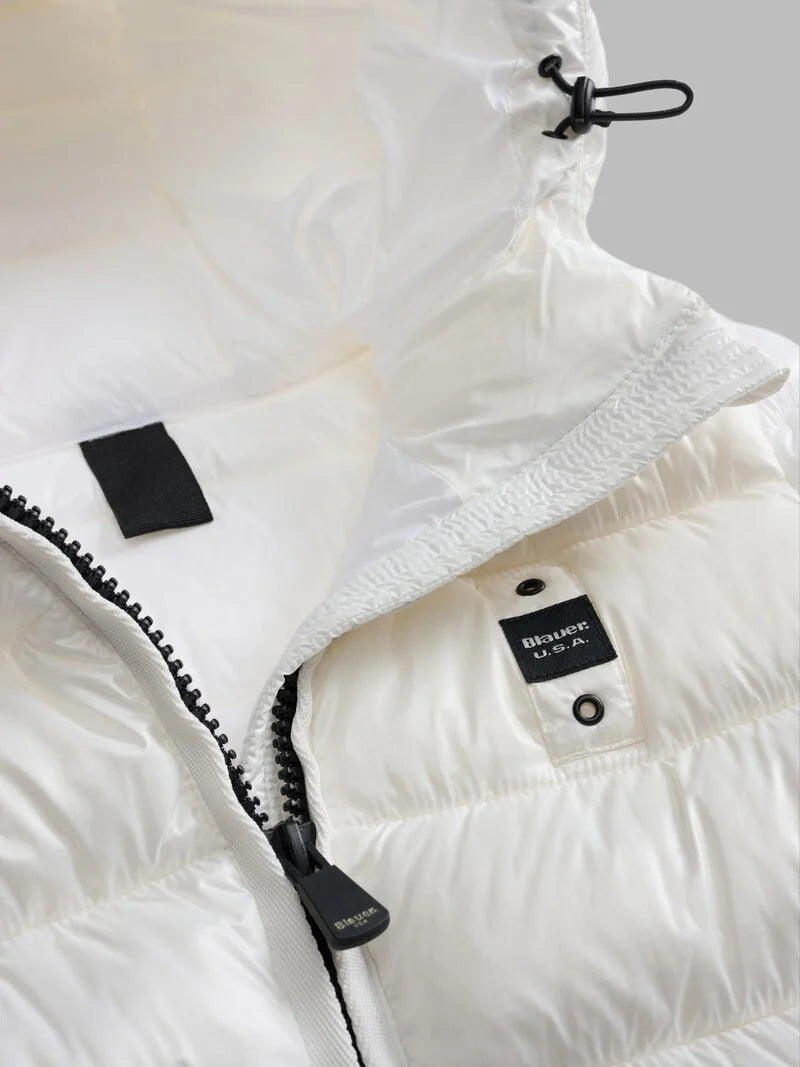 BLAUER GIUBBETTO A RIGHE CAROLL 25WBLDC02072-006648 BIANCO OTTICO 100