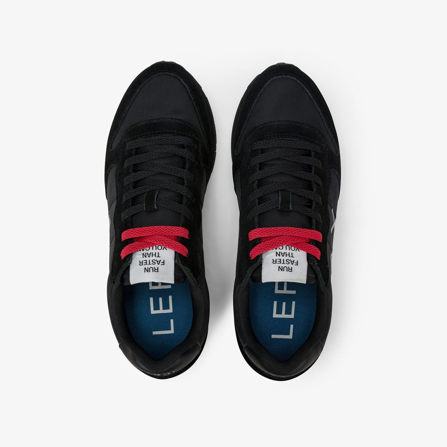 SUN 68 SCARPE Sneaker Tom in nylon e suede nero/nero inchiostro