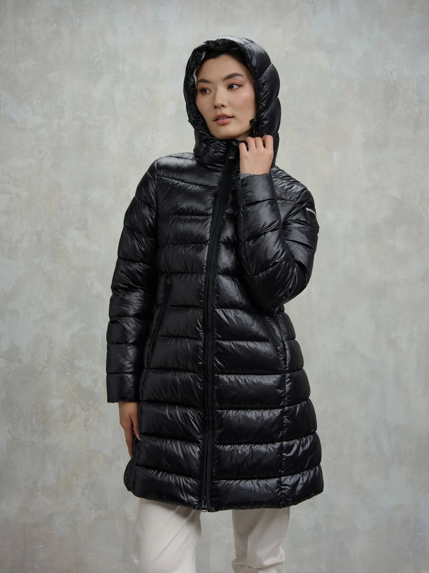 BLAUER GIUBBETTO LUNGO MICRO RIP ADELAIDE 25WBLDK02069-006648 NERO 999