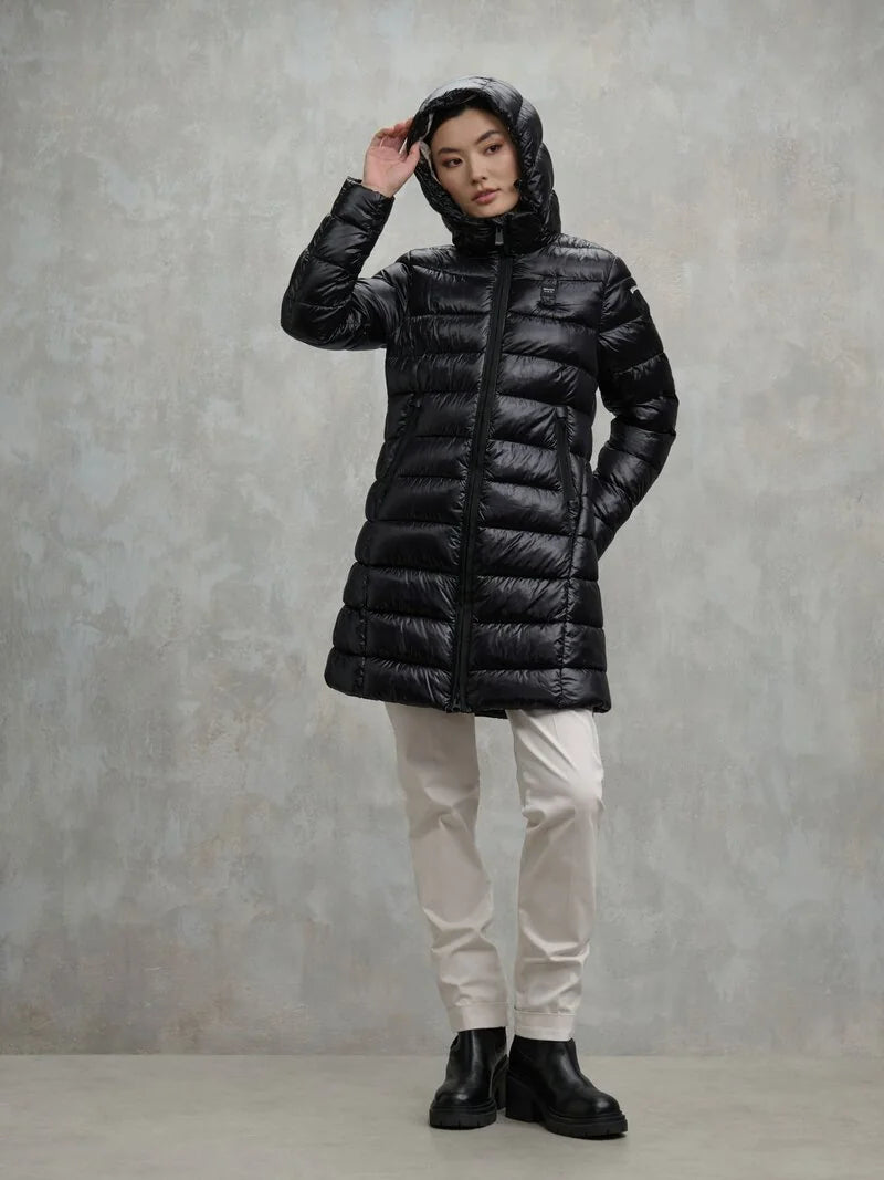BLAUER GIUBBETTO LUNGO MICRO RIP ADELAIDE 25WBLDK02069-006648 NERO 999