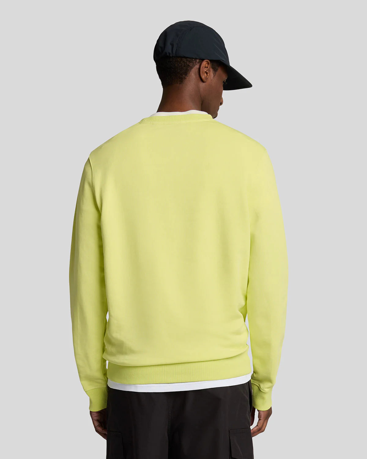 FELPA LYLE & SCOTT GIROCOLLO UNICA TINTA