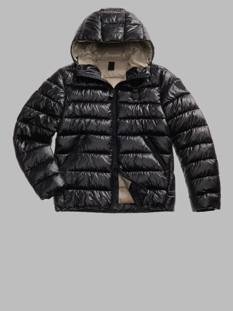 BLAUER GIUBBETTO UOMO IN NYLON ECO ADAMS 25WBLUC02079-A05958 NERO 999