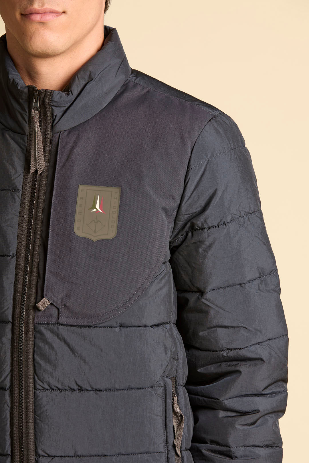 GIUBBINO IN NYLON CDRINKLE CANGIANTE AERONAUTICA MILITARE BLU