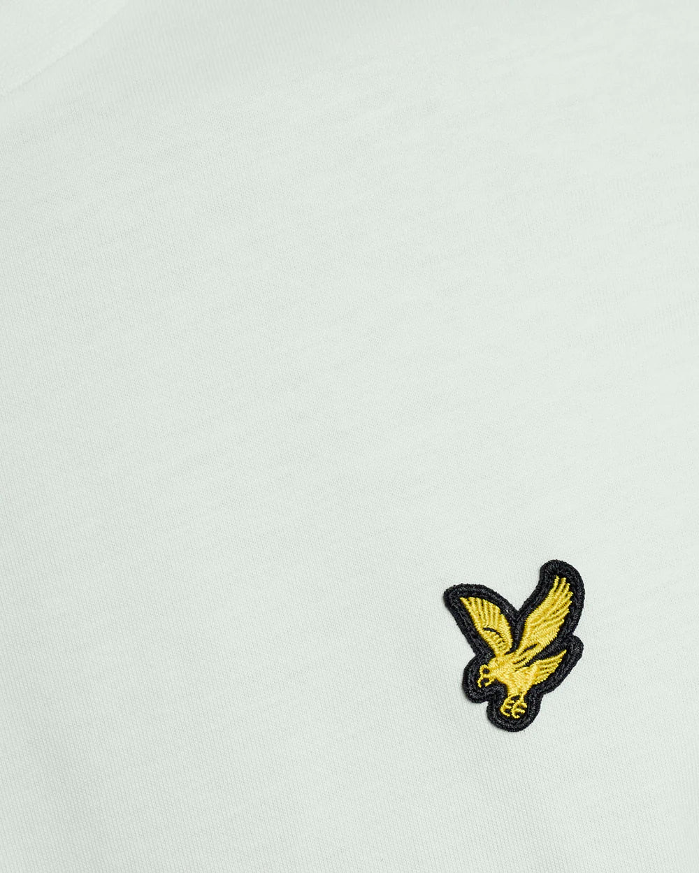 T-SHIRT LYLE & SCOTT MEZZA MANICA GIROCOLLO COTONE BASIC CELESTE