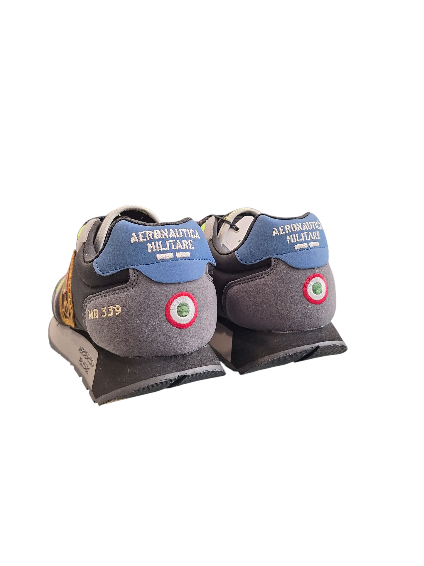 SCARPE AERONAUTICA MILITARE FRECCE TRICOLORI UOMO GRIGIO