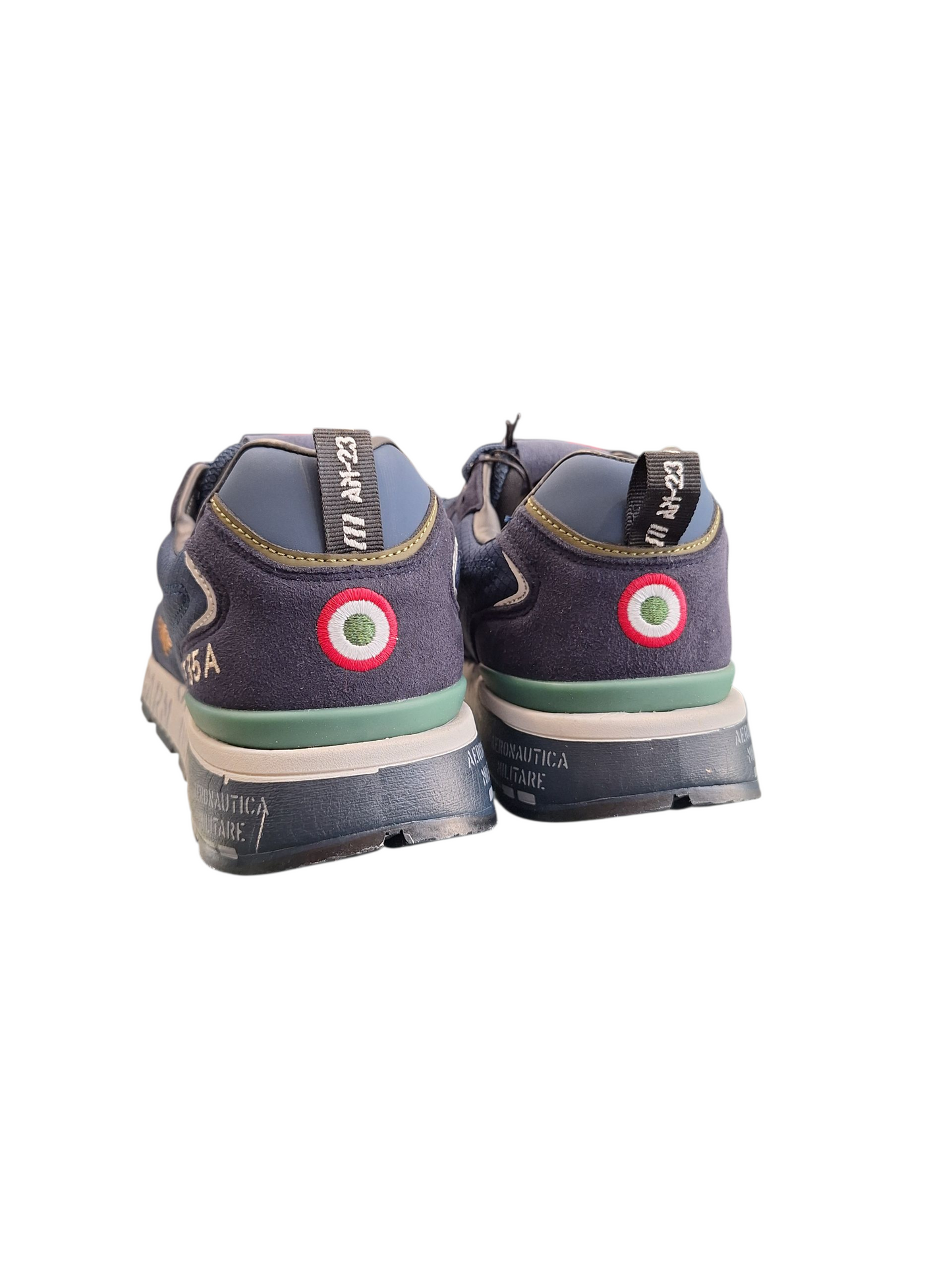 SCARPE AERONAUTICA MILITARE FRECCE TRICOLORI UOMO BLU PILOT