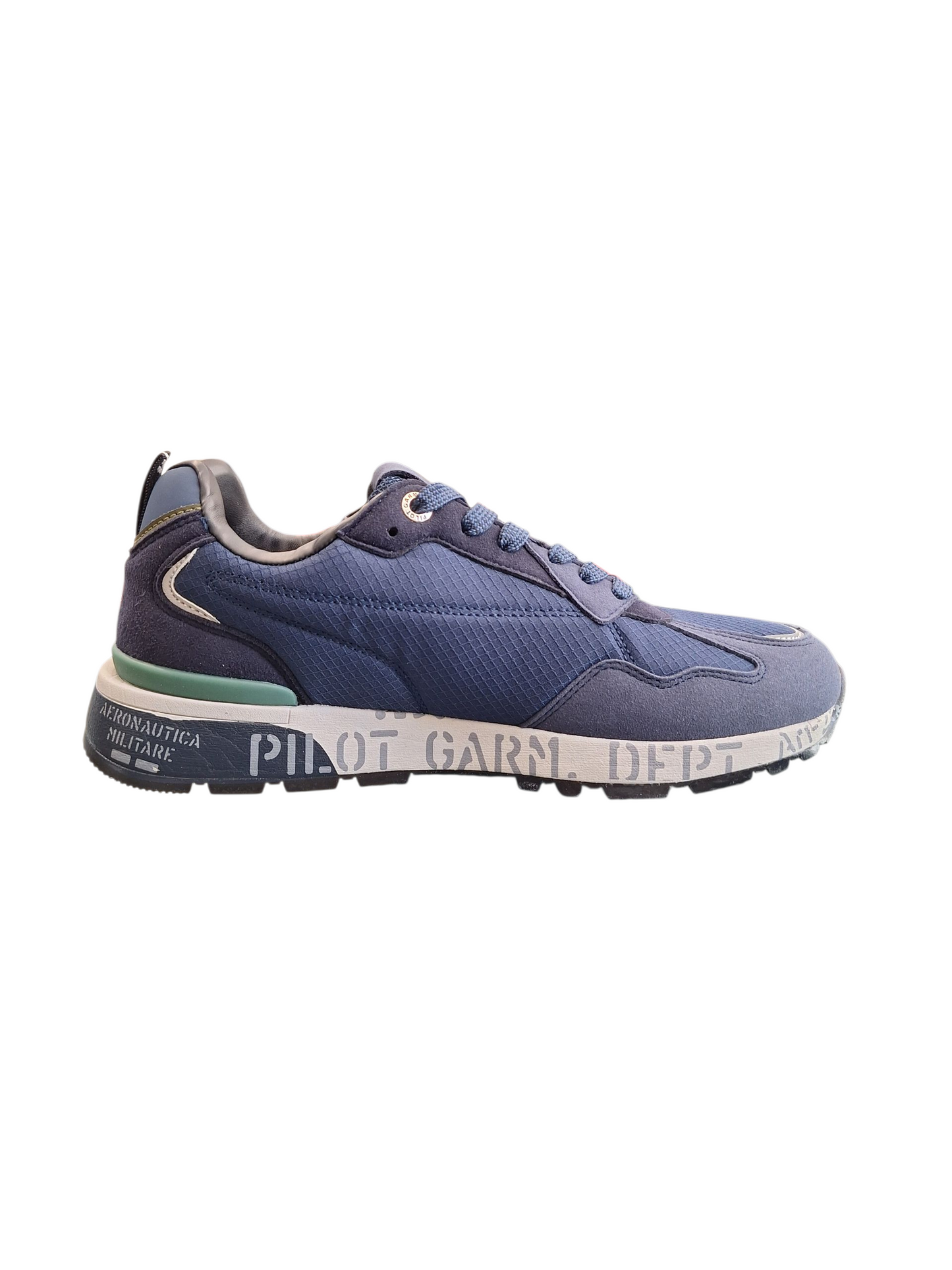 SCARPE AERONAUTICA MILITARE FRECCE TRICOLORI UOMO BLU PILOT
