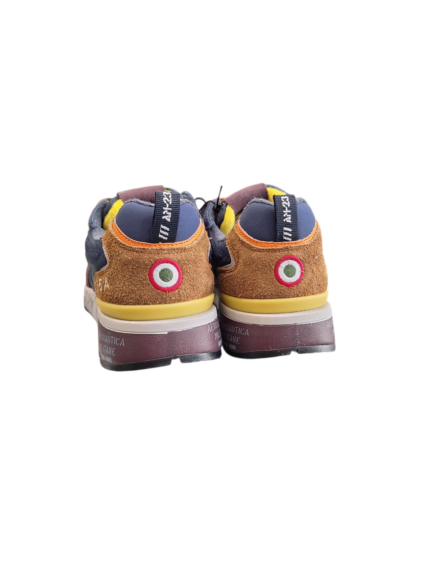 SCARPE AERONAUTICA MILITARE FRECCE TRICOLORI UOMO BORDEAUX PILOT