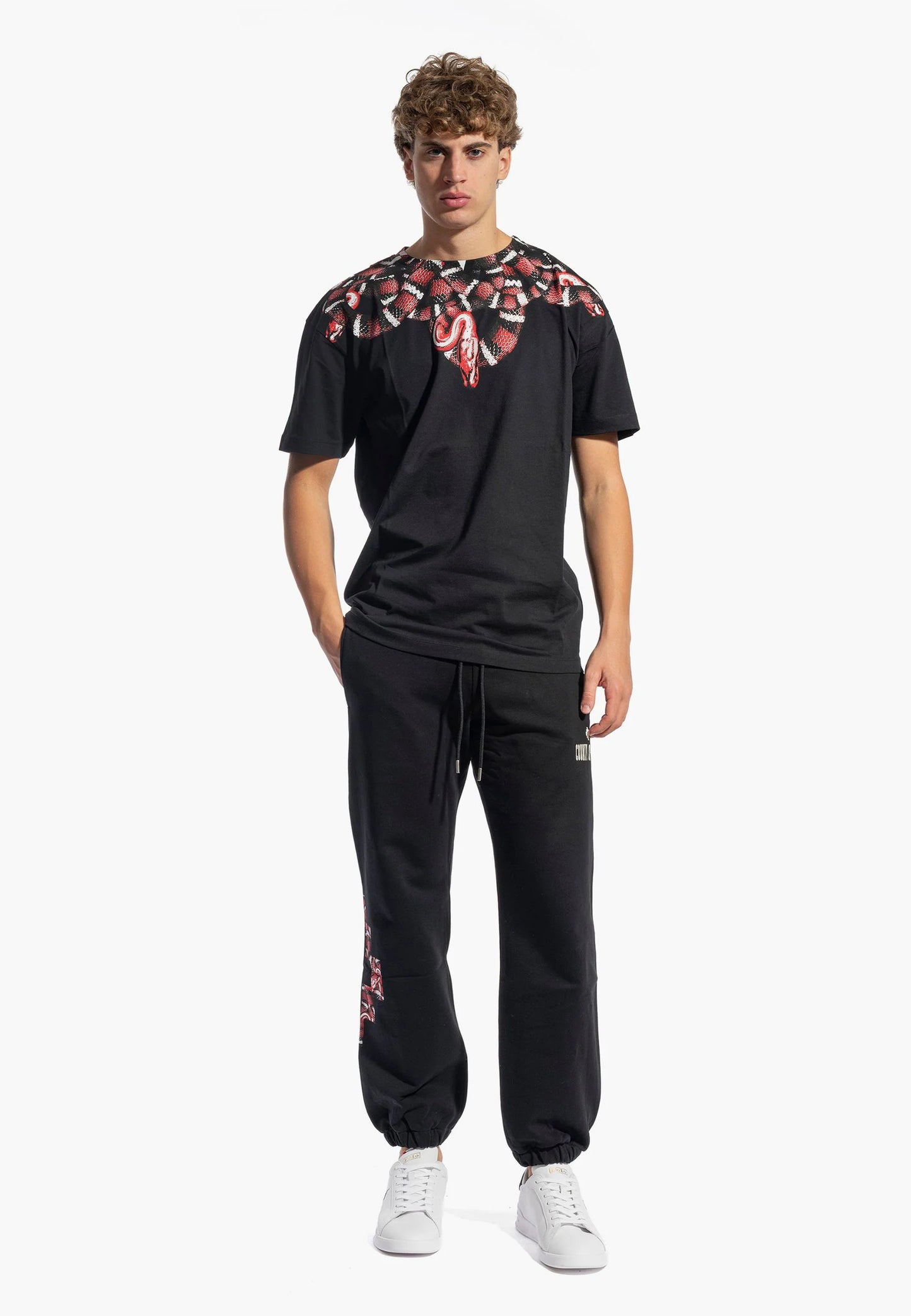 T-Shirt Con Stampa Serpenti County Of Milan