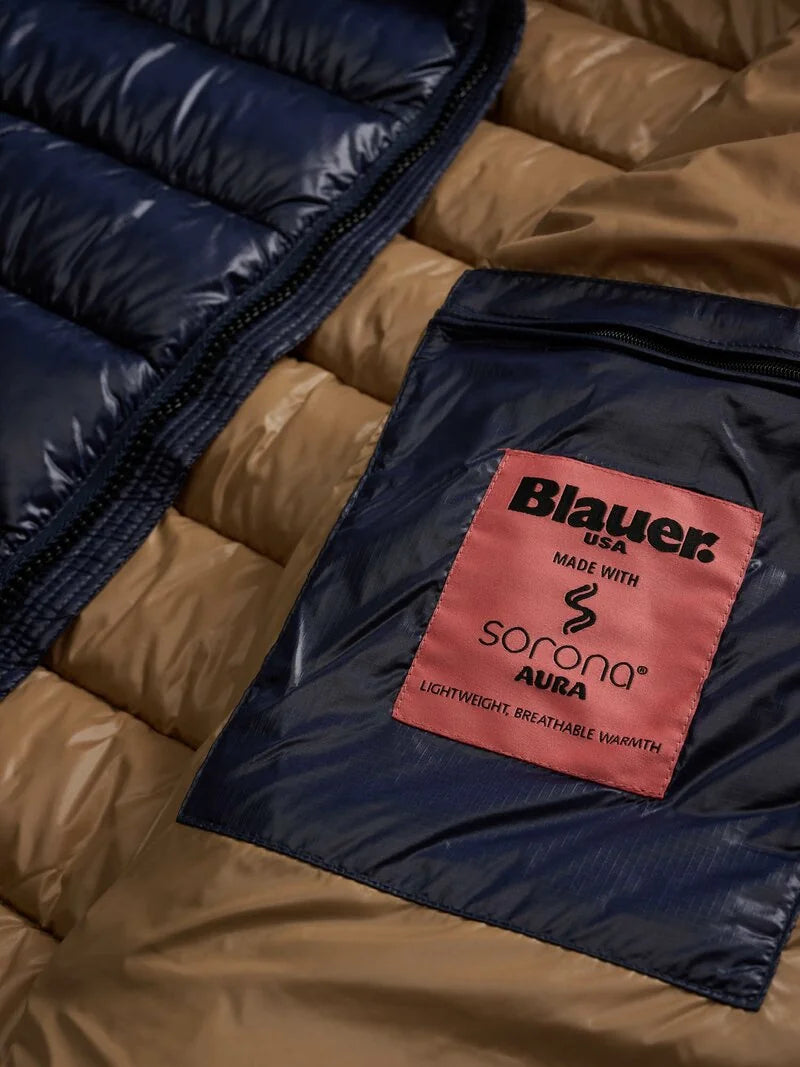 BLAUER GIUBBETTO UOMO IN NYLON ECO ADAMS 25WBLUC02079-A05958 BLU 888