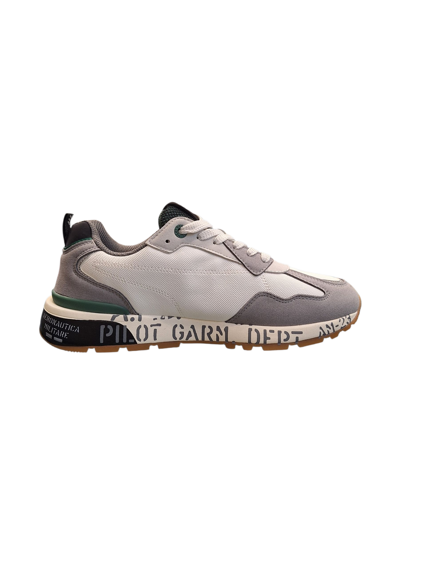 SCARPE AERONAUTICA MILITARE FRECCE TRICOLORI UOMO BIANCA PILOT