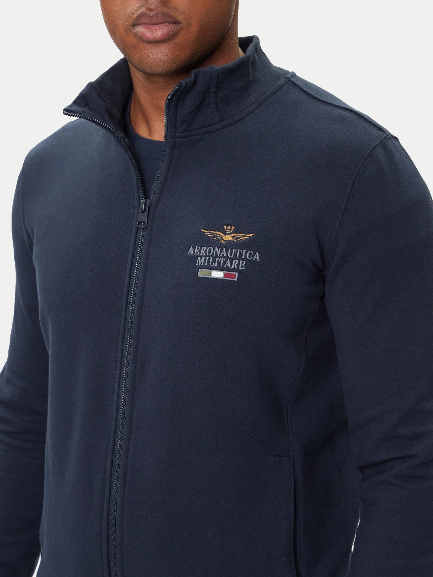 Aeronautica Militare Tuta con cappuccio removibile Blu Regular Fit