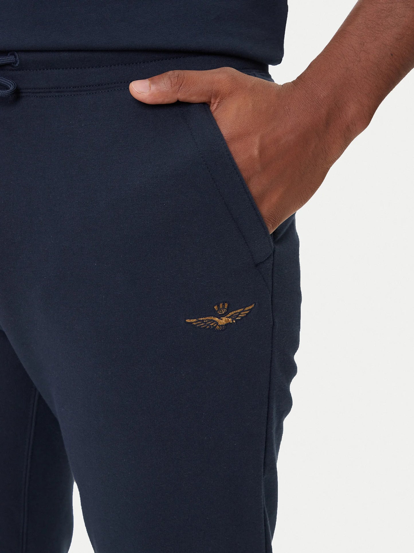 Aeronautica Militare Tuta con cappuccio removibile Blu Regular Fit