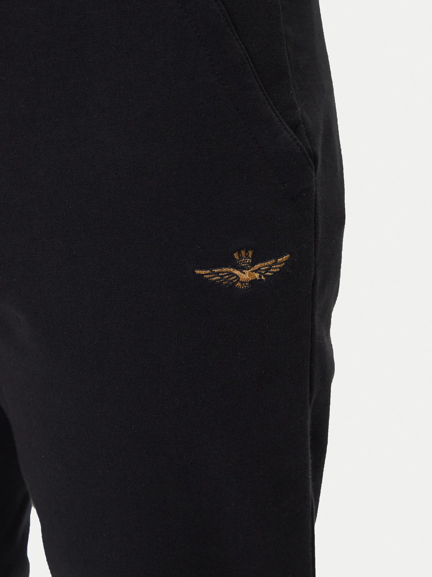 Aeronautica Militare Tuta con cappuccio removibile Nero Regular Fit